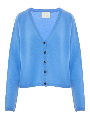 Abby cashmere cardigan in azure