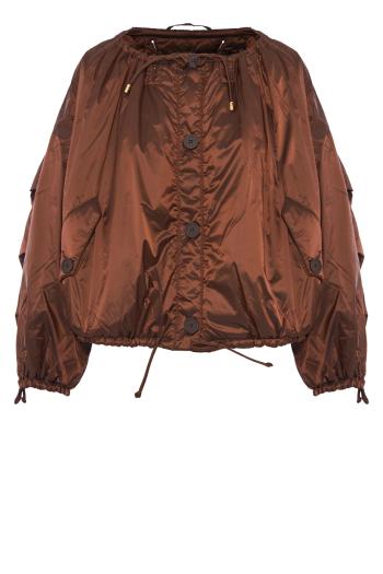 Parachute reversible quilted bomber jacket in sienna