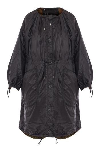 Parachute reversible quilted parka in black