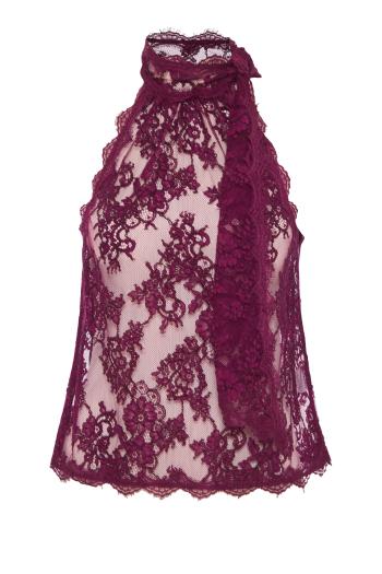 Sigma lace top in groseille
