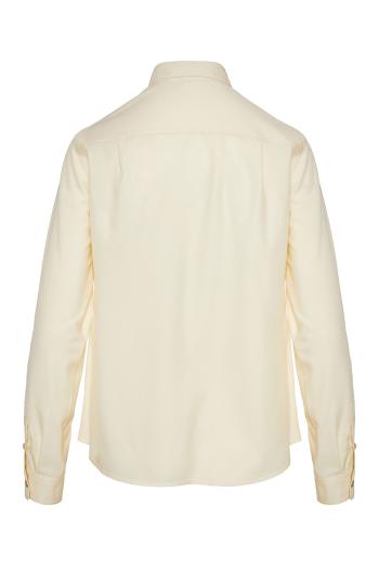 Wool-garbardine shirt