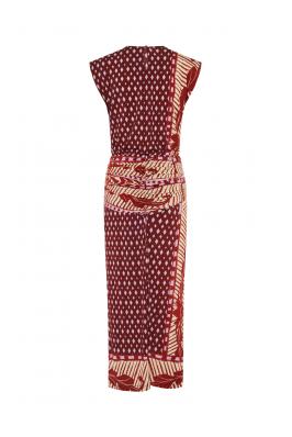 Indian Charisma printed crepe midi dress