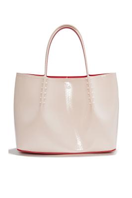 Cabarock small glossed croc-leather tote 