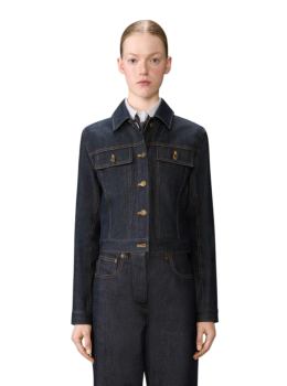 Shrunken Japanese-cotton denim jacket 