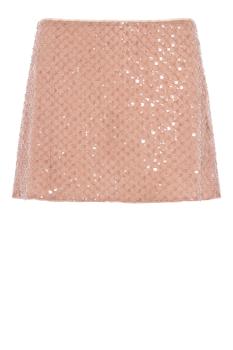 Bethely sequin mini skirt in truffle
